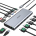 LPNHK430273537 - ZMUIPNG Stacja dokująca USB C 14 w 1, 8K HDMI DisplayPort, 10Gbps, 2 monitory, 3.1&3.0, 100W PD, Ethernet, SD/TF, Audio/Mic (ZM039) - W509