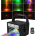 LPNWE358367366 - Vicalo Oświetlenie dyskotekowe z pilotem, sterowane muzyką, stroboskopem LED, projektor DJ na imprezę, KTV, scenę, pub, wesele - W514