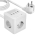 LPNHK373610995 - Listwa zasilająca z USB-C i USB-A, ochrona przeciwprzepięciowa, z oświetleniem nocnym, przełącznik, biała - W392