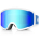 LPNHK450744680 - Gogle narciarskie i snowboardowe OTG, przeciwmgielne, z ochroną UV400 - W647