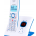LPNHE770667623 - Alcatel F530 Voice bezprzewodowy telefon DECT w nowoczesnych kolorach, automatyczna sekretarka, zestaw głośnomówiący, wyświetlacz z podświetleniem, dzwonki VIP, 10 melodii połączeń - W4