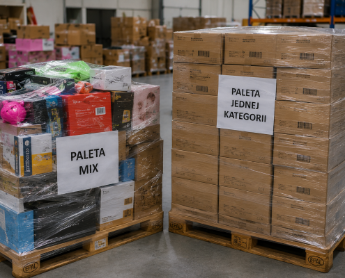 paleta mix i paleta jednej kategorii produktowej