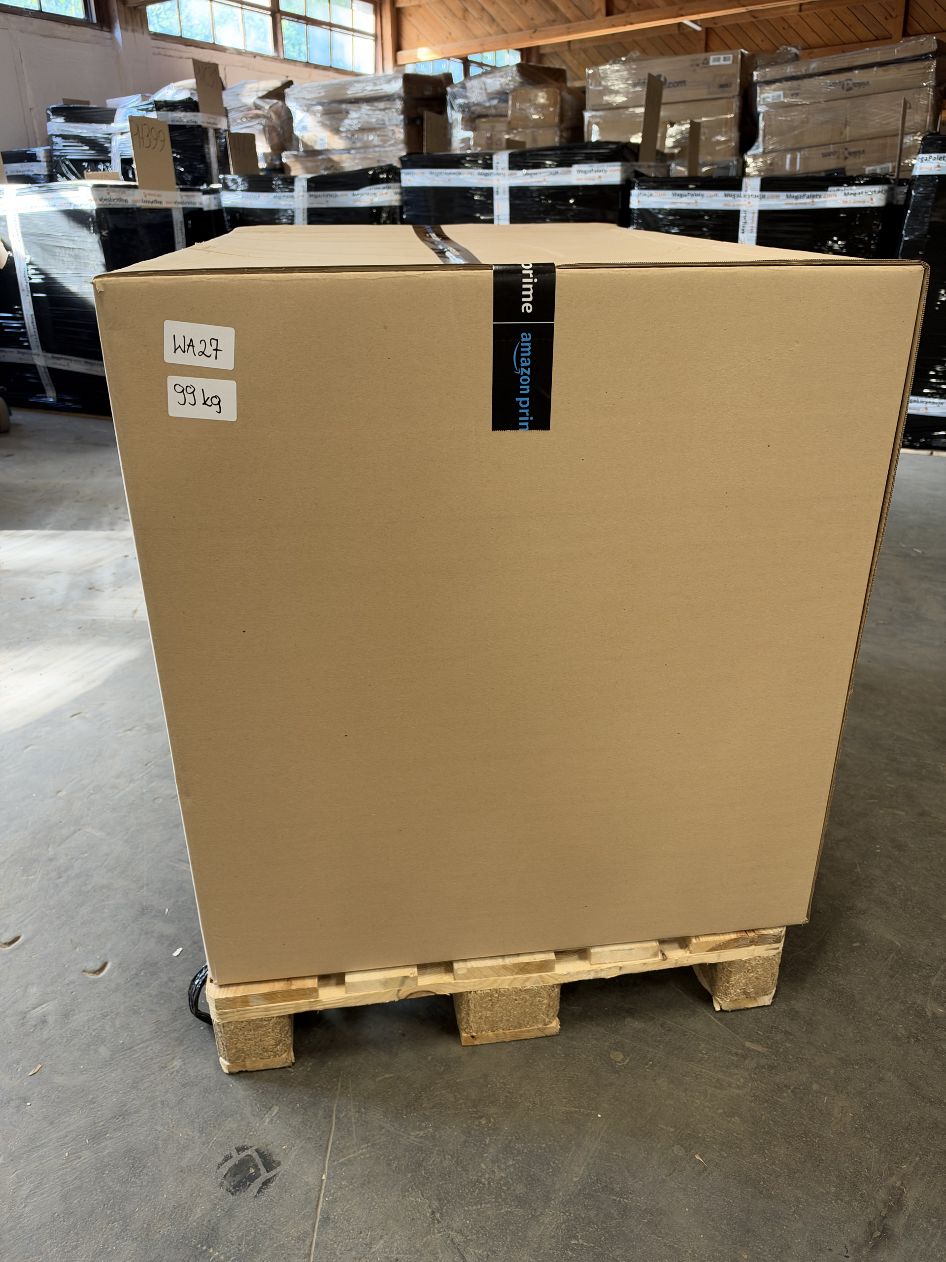 PALETA AMAZON MIX WAGA PALETY WA27 LICYTACJA