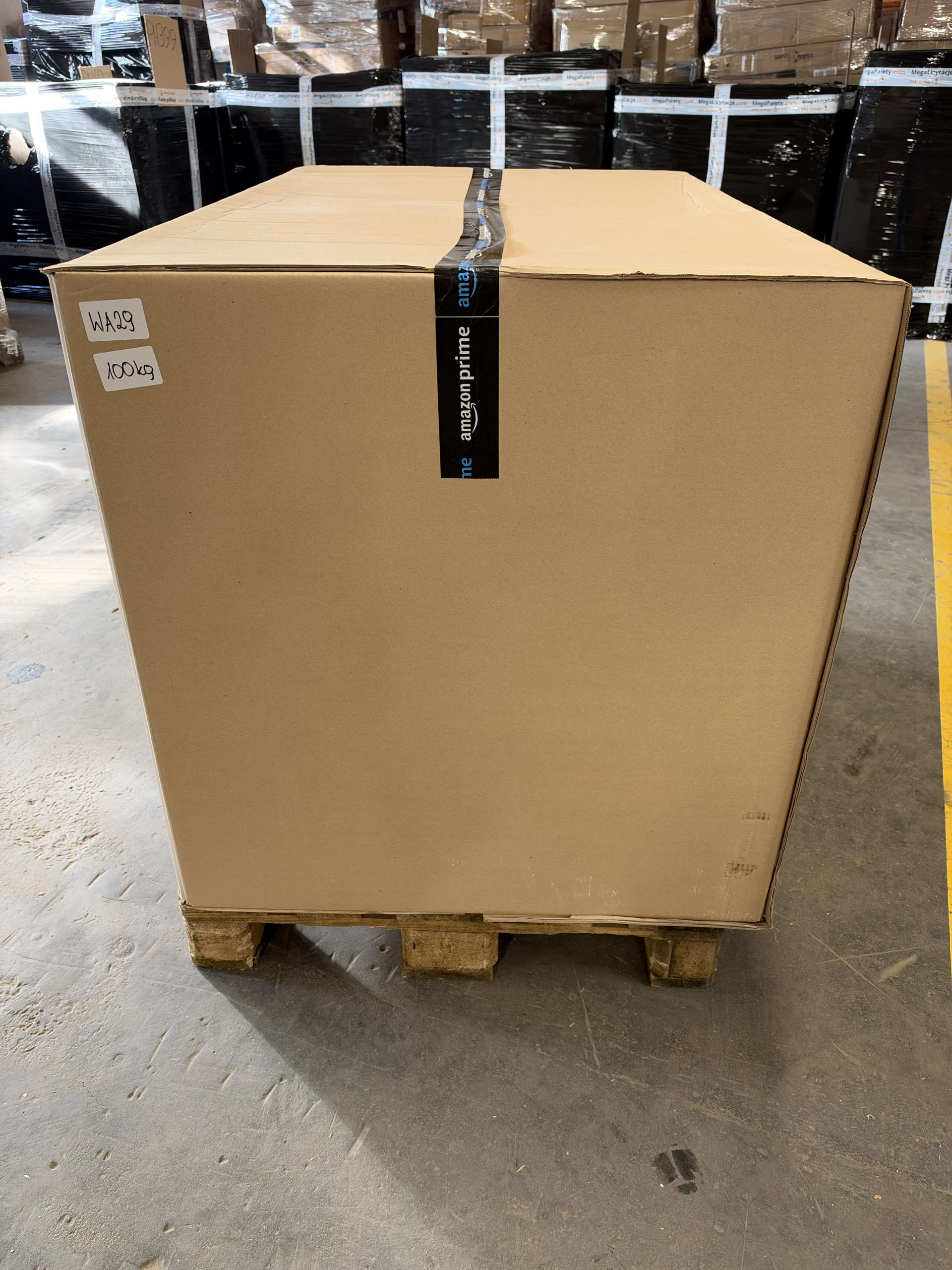 PALETA AMAZON MIX WAGA PALETY WA29 LICYTACJA