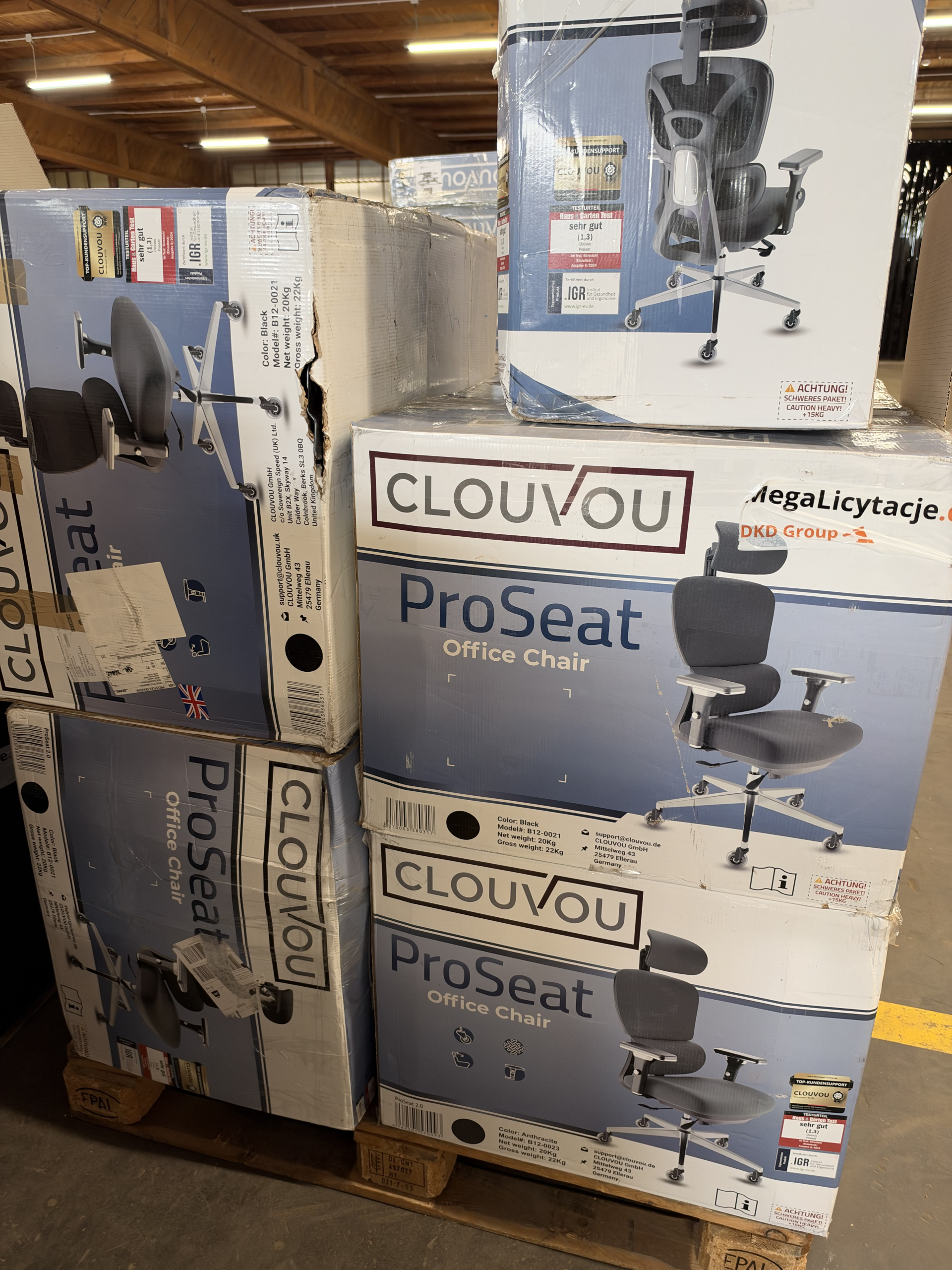 Paleta KRZESŁA BIUROWE CLOUVOU Zdjęcia KD2 LICYTACJA - obrazek 6