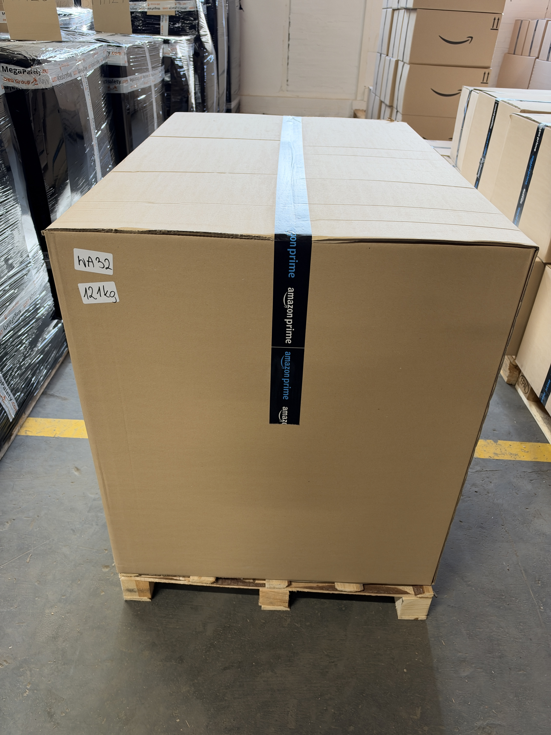 PALETA AMAZON MIX WAGA Nagranie z otwarcia PALETY WA32 LICYTACJA
